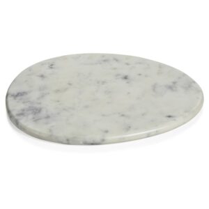 Saumur Small Curved Marble Cheese Board by Zodax