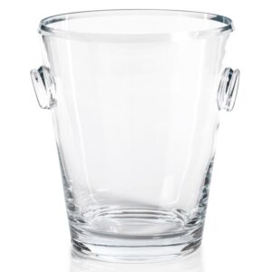 Large Ermont Beveled Glass Ice Bucket / Cooler  by Zodax