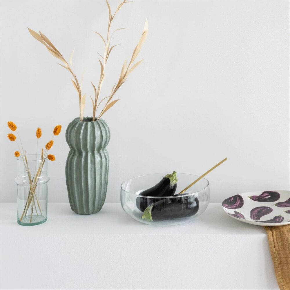 Recycled Glass Salad Bowl by Urban Nature Culture - Image 2