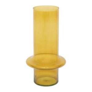Yolk Yellow Recycled Glass Vase by Urban Nature Culture
