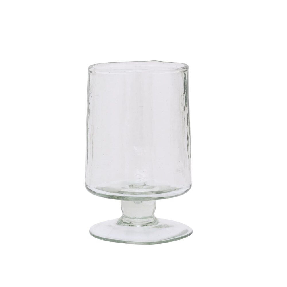 Hammered Glass Wine Glass Set of 4 by Urban Nature Culture