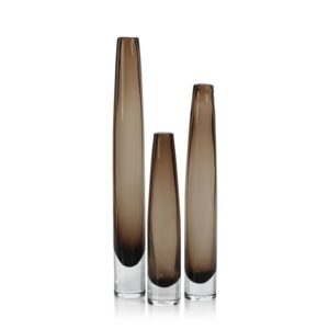 Torcy Slim Taupe Vases by Zodax