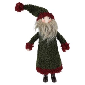 Small Wooly Felt Santa by HomArt