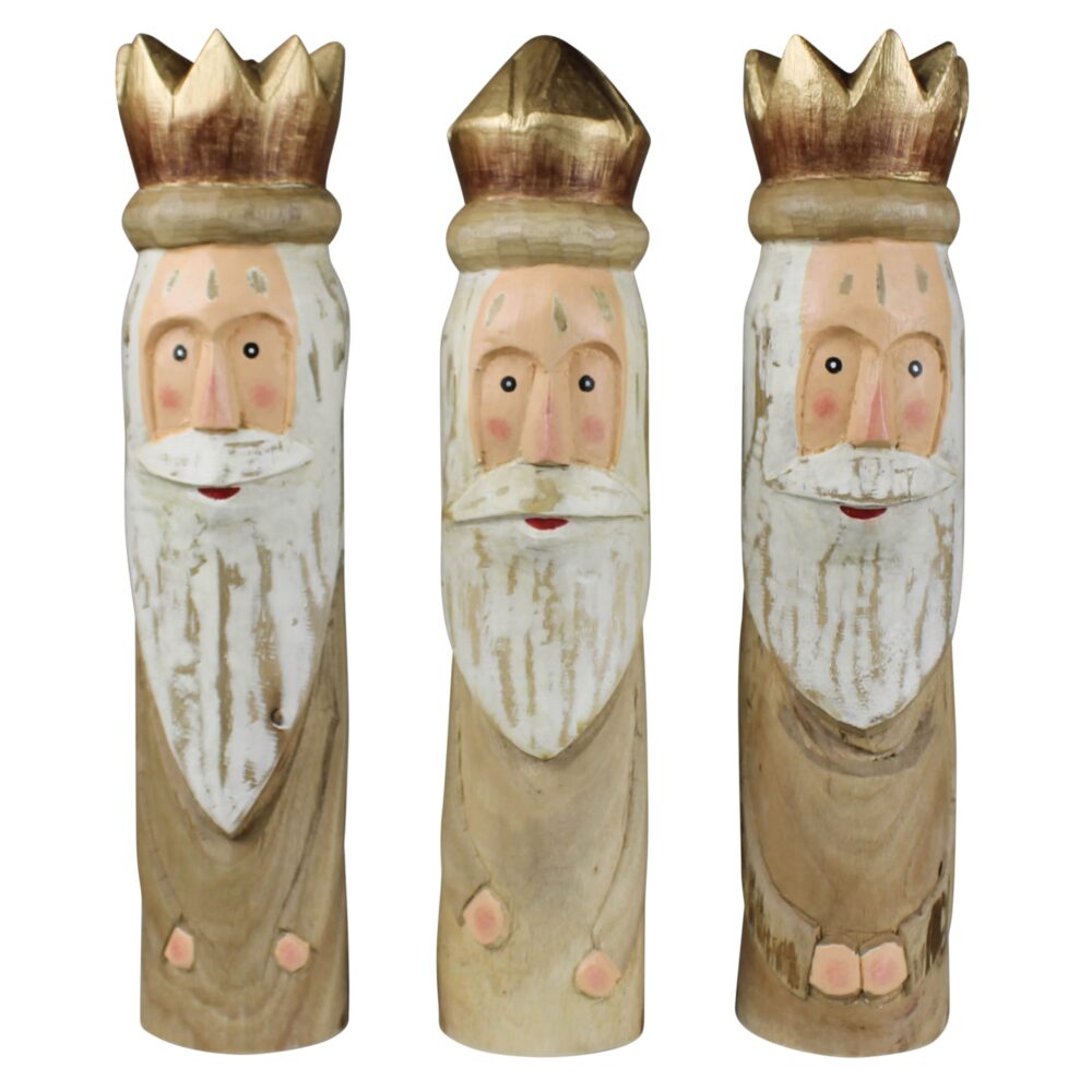 Wood Kings Set of 3 by HomArt
