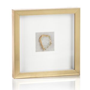 Muzo Gold Framed Crystal Wall Decor by Zodax
