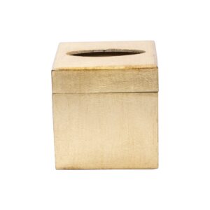 Florentine Wooden Accessories Gold Tissue Box by VIETRI