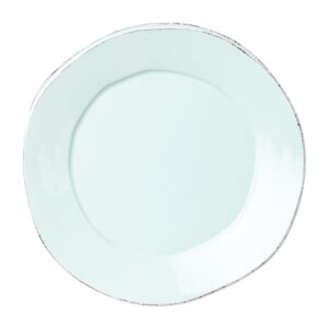 Lastra Aqua American Dinner Plate by VIETRI