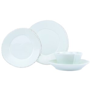 Lastra Aqua Four-Piece Place Setting by VIETRI