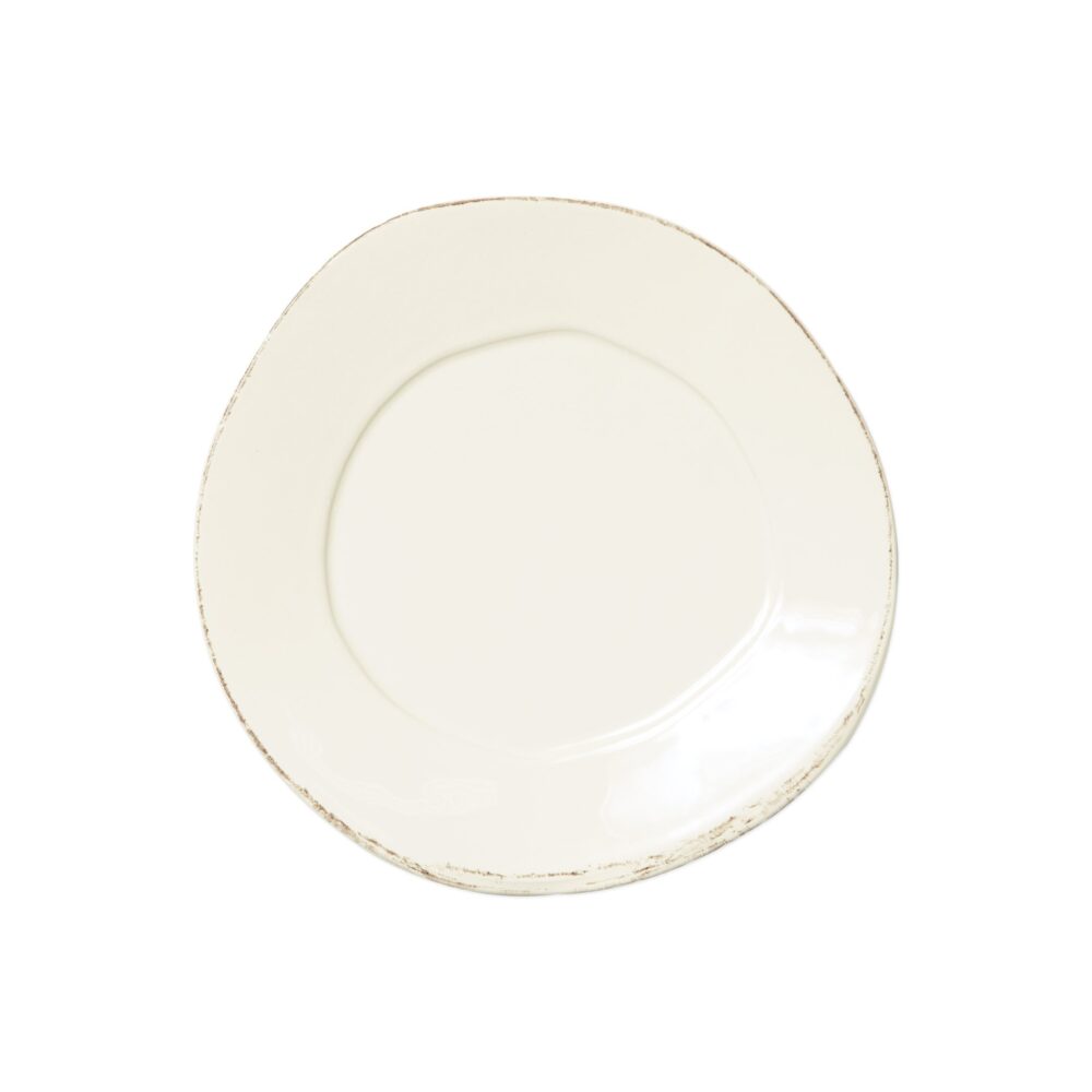 Lastra Linen Salad Plate by VIETRI