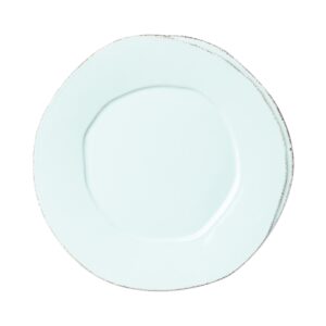Lastra Aqua European Dinner Plate by VIETRI