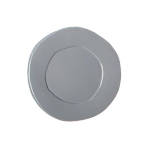Lastra Gray European Dinner Plate by VIETRI