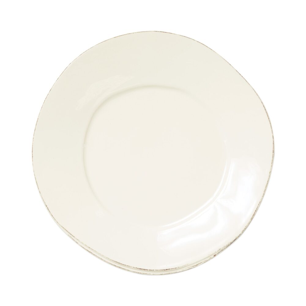 Lastra Linen European Dinner Plate by VIETRI