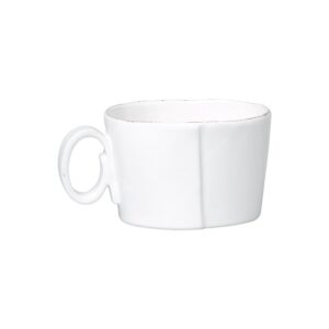 Lastra White Jumbo Cup by VIETRI