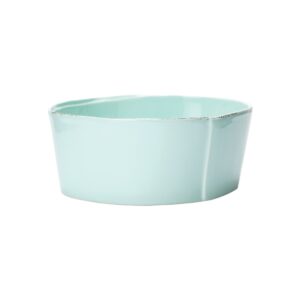 Lastra Aqua Medium Serving Bowl by VIETRI