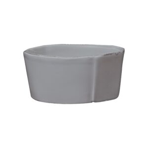 Lastra Gray Medium Serving Bowl by VIETRI