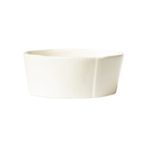 Lastra Linen Medium Serving Bowl by VIETRI