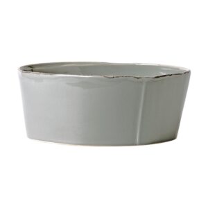 Lastra Gray Large Serving Bowl by VIETRI