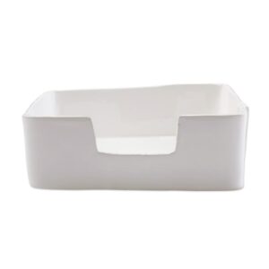 Lastra White Dinner Napkin Holder by VIETRI