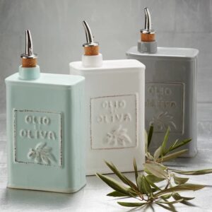 Lastra Stoneware Olive Oil Cans by VIETRI