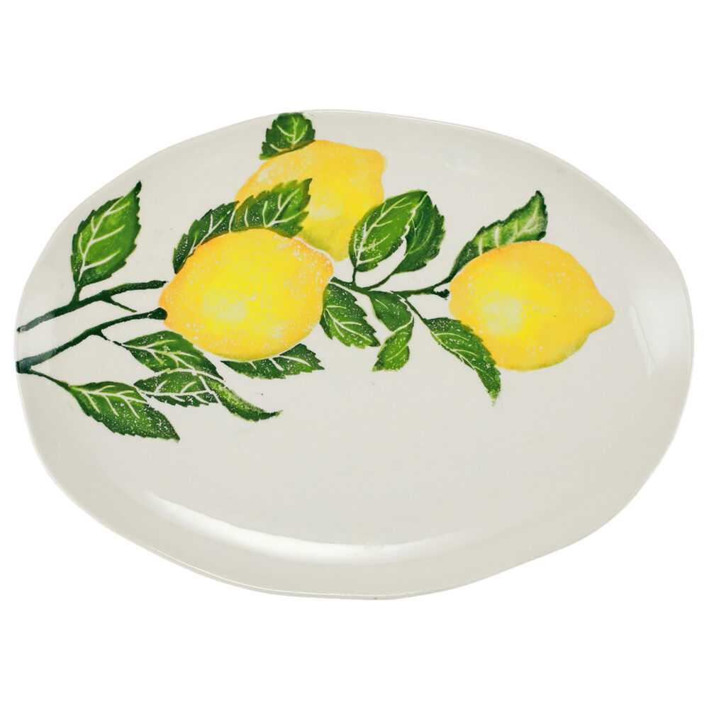 Limoni Medium Oval Platter by VIETRI
