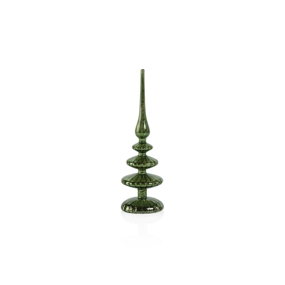 Azenor 11.5" Green LED Tabletop Finials, Set of 2 by Zodax - Image 2