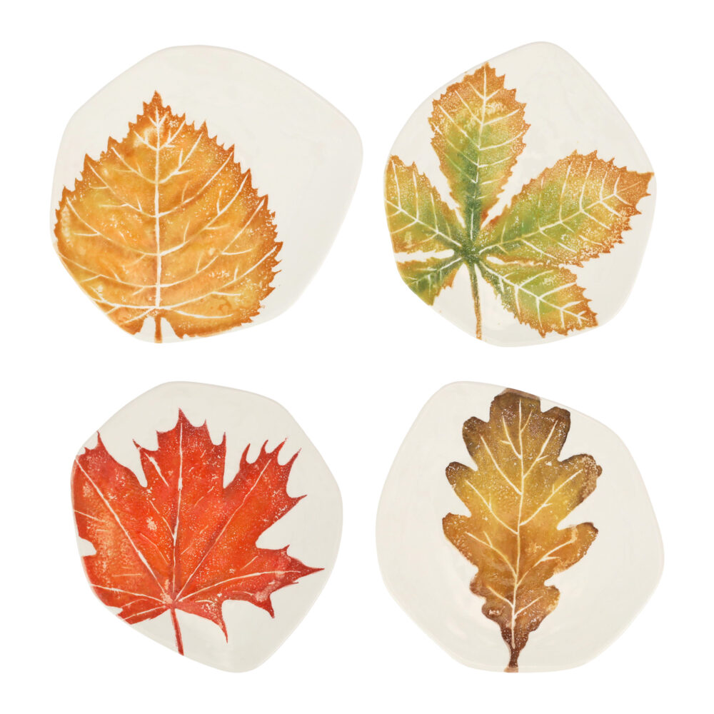 Autunno Assorted Salad Plates - Set of 4 by VIETRI