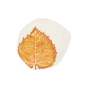 Autunno Birch Leaf Salad Plate by VIETRI