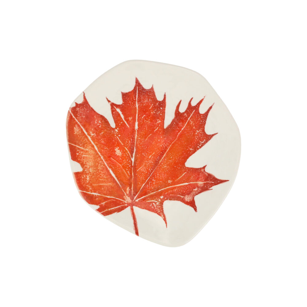 Autunno Maple Leaf Salad Plate by VIETRI