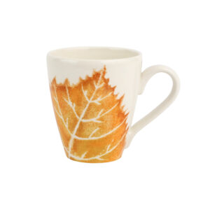 Autunno Birch Leaf Mug by VIETRI