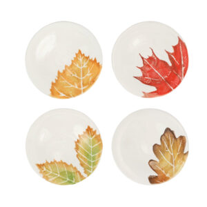 Autunno Assorted Canape Plates - Set of 4 by VIETRI