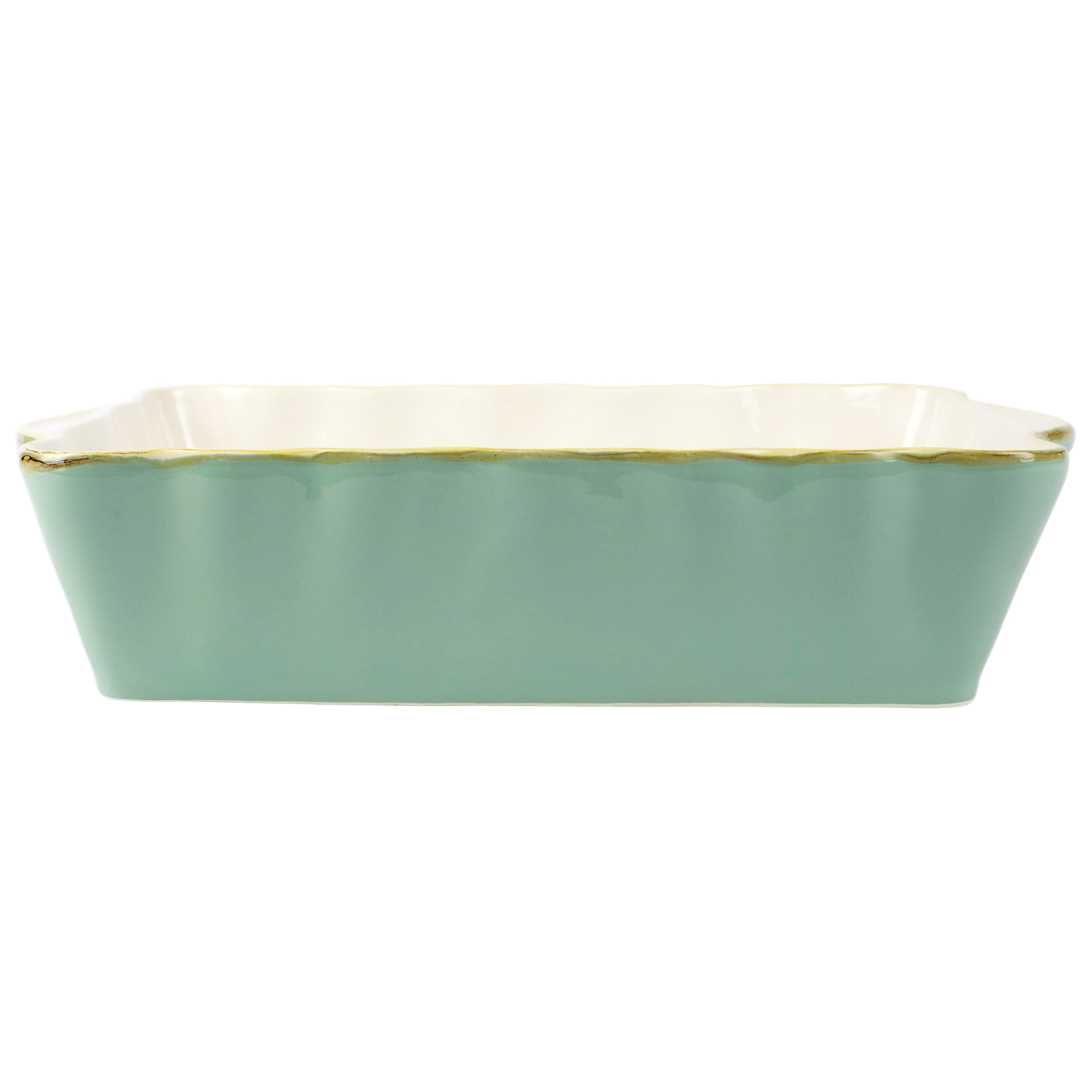 Italian Bakers Aqua Large Rectangular Baker by VIETRI - Seven Colonial