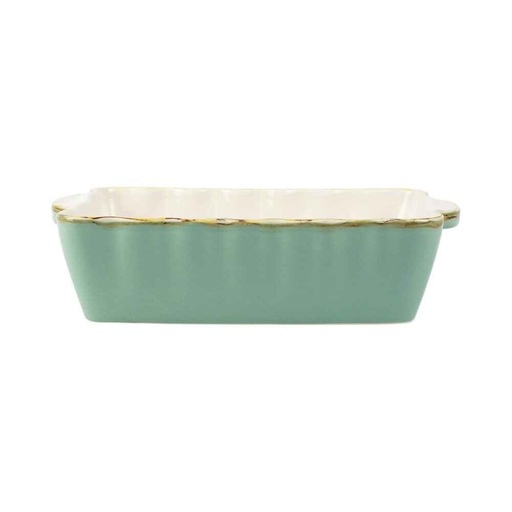 Italian Bakers Aqua Small Rectangular Baker by VIETRI