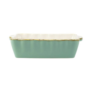 Italian Bakers Aqua Small Rectangular Baker by VIETRI