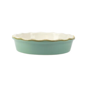 Italian Bakers Aqua Pie Dish by VIETRI