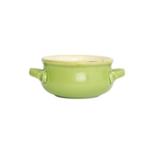 Italian Bakers Green Small Handled Round Baker by VIETRI