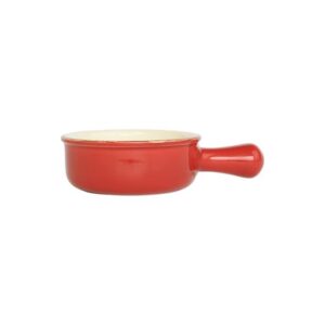 Italian Bakers Red Small Round Baker with Large Handle by VIETRI