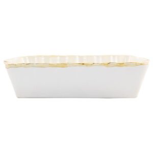 Italian Bakers White Large Rectangular Baker by VIETRI