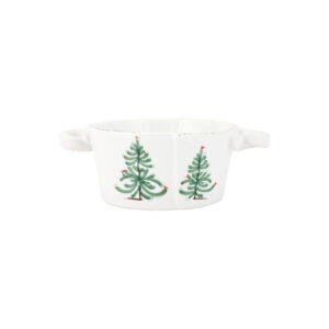 Lastra Holiday Small Handled Bowl by VIETRI