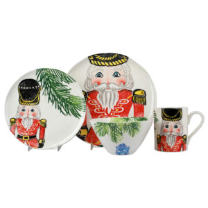 Nutcrackers Red Four-Piece Place Setting by VIETRI
