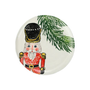 Nutcrackers Red Salad Plate by VIETRI