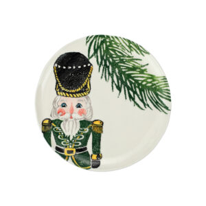 Nutcrackers Green Salad Plate by VIETRI