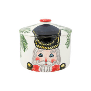 Nutcrackers Biscotti Jar by VIETRI
