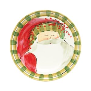 Old St. Nick Dinner Plate - Striped Hat by VIETRI