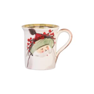 Old St. Nick Mug - Green Hat by VIETRI
