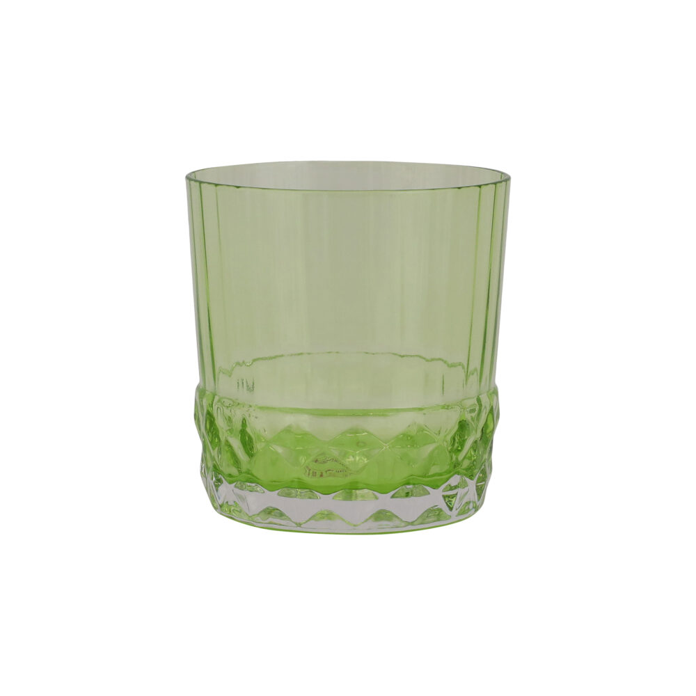 Deco Green Short Tumbler by viva VIETRI