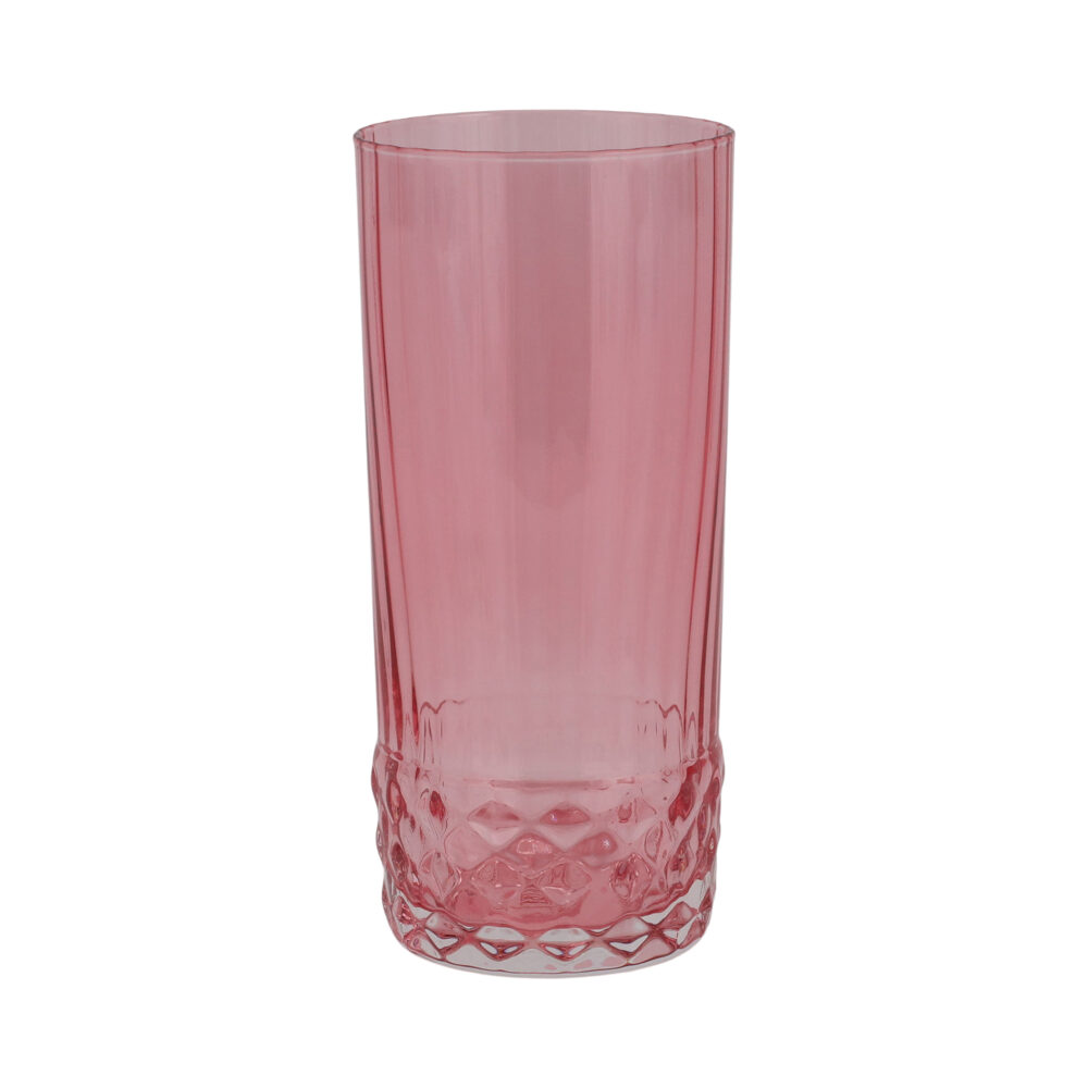 Deco Pink Tall Tumbler by viva VIETRI