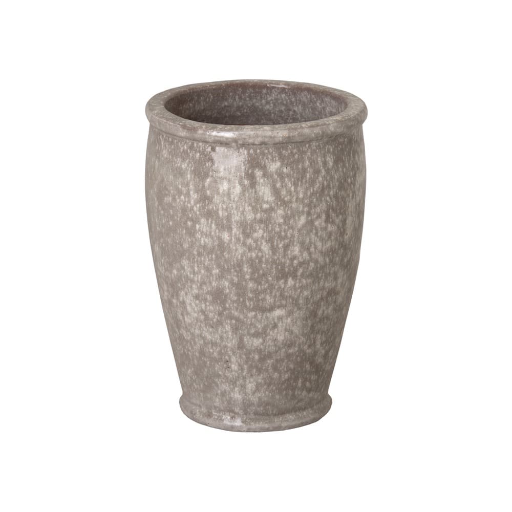 Gray Round Rim Planter by Emissary