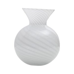 Torcello White Stripes Bud Vase by Abigails