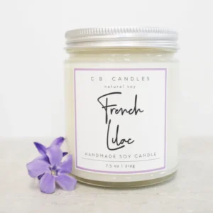 French Lilac Candle by C.B. Candles