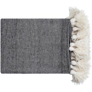 Black and Beige Kapri Throw by Becki Owens for Livabliss